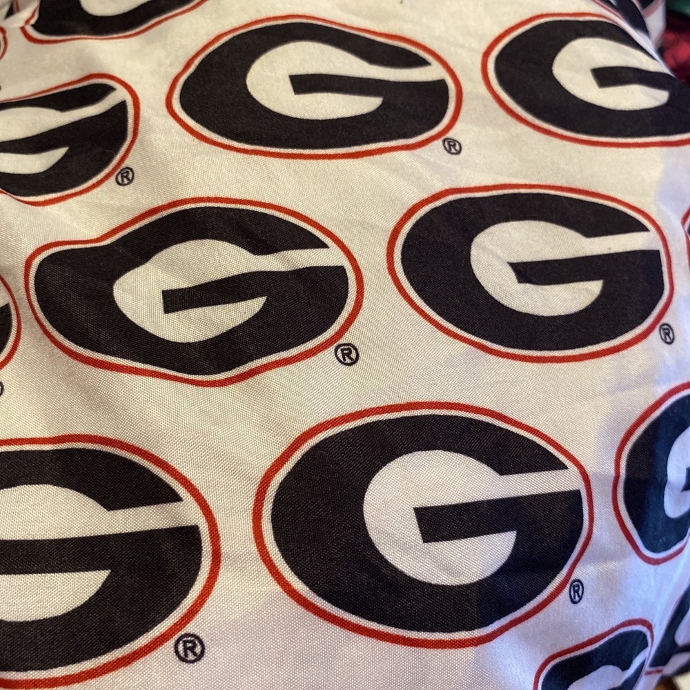 Georgia Bulldogs Twin Flat Sheet UGA official Go Dawgs Academia College Preppy